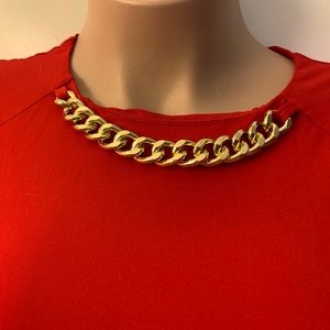 Women’s Calvin Klein Blouse with Chain Detail. Size Medium